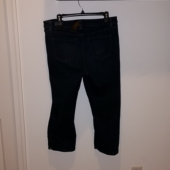 🤩 NWT! Lane Bryant stretch jean capris. - Picture 3 of 6